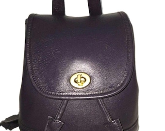 Vintage Coach Large Daypack Backpack #9791 Black USA 1999