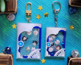 the case study vanitas Vanitas Shaker Keychain / Vanitas no carte shaker keychain / Vanitas Charm / Acrylic Keychain Charms / The Case Study of Vanitas Charm