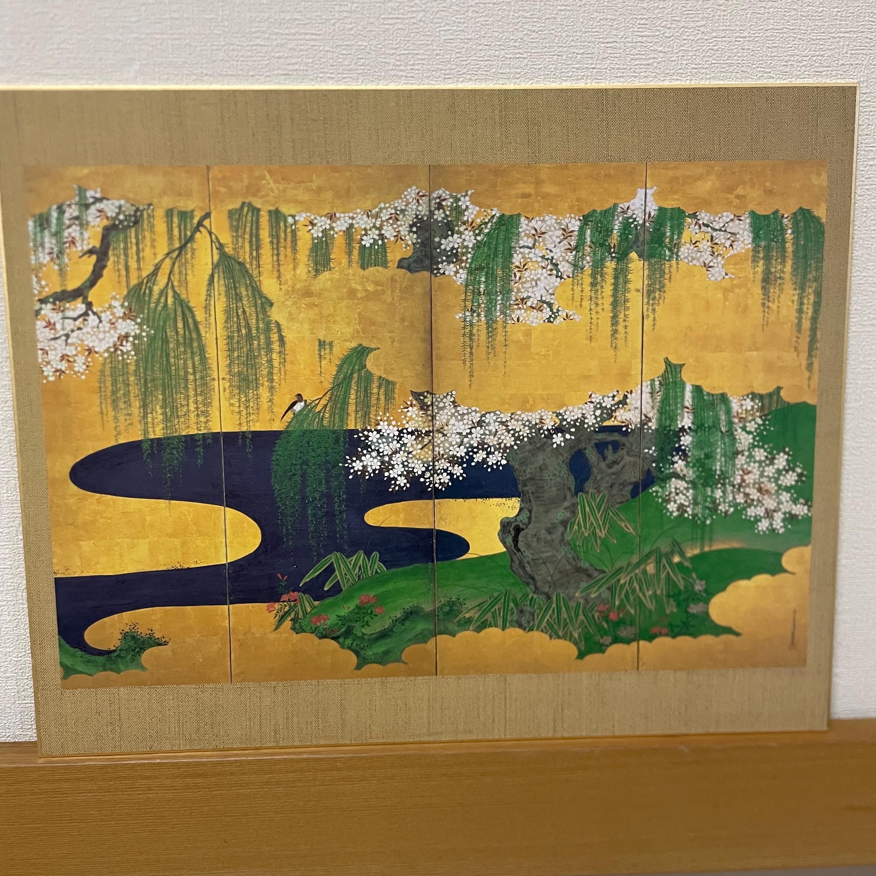 ヴィンテージ日本美術色紙12枚セット - フランクリンギャラリー