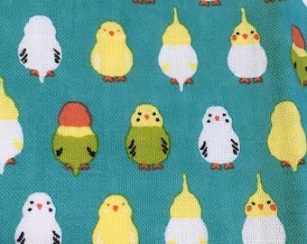 Parkiet Tenugui, Japanse handdoek, Japanse handgeverfde katoenen