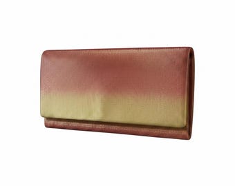 Vintage kimono bag, Japanese bag, gold and red bag, Vintage bag,  for kimono style, clutch bag, Japanese kimono bag,