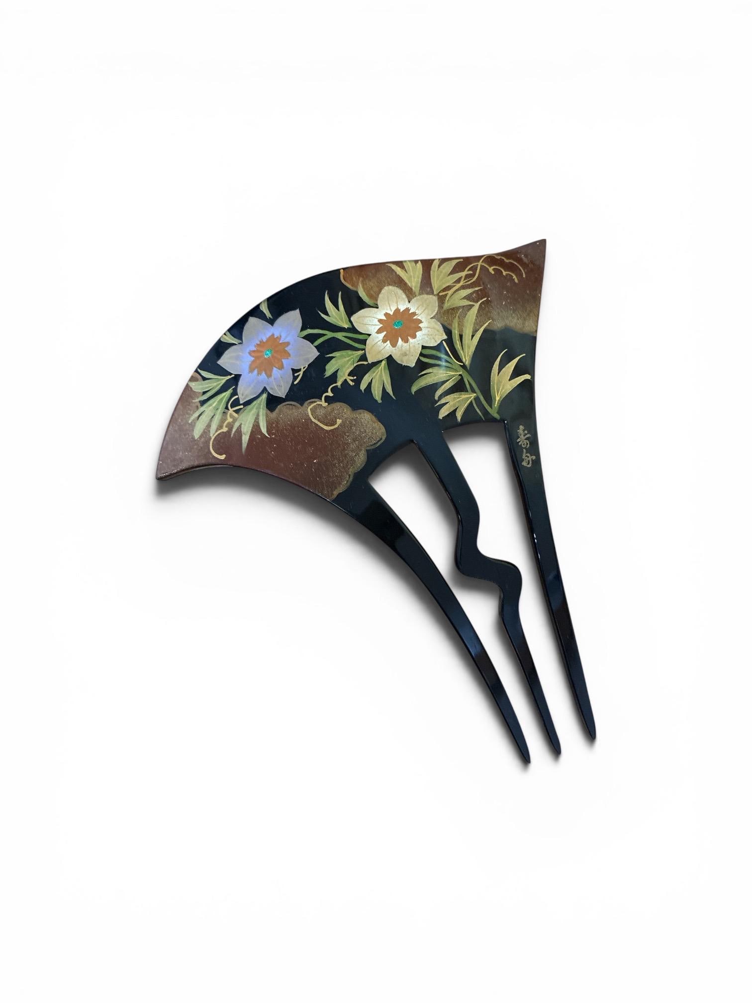 Japanese Lacquer Comb - Etsy display picture 3