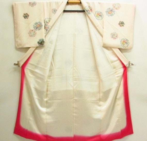 Kimono Japan, Silk floral pattern kimono, Vintage… - image 7