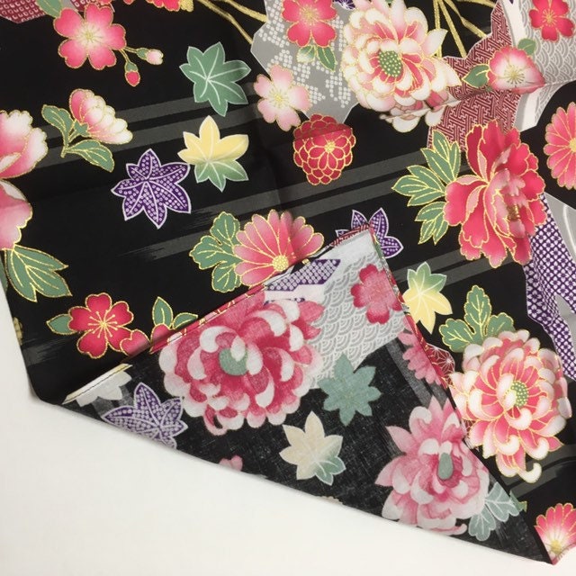 Furoshiki japanese fabric furoshiki headscarf wrapping Etsy