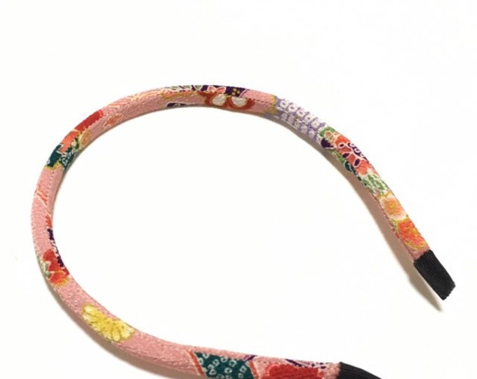 Japanese Alice Band Japanese Headband Hairband Floral Pink Etsy
