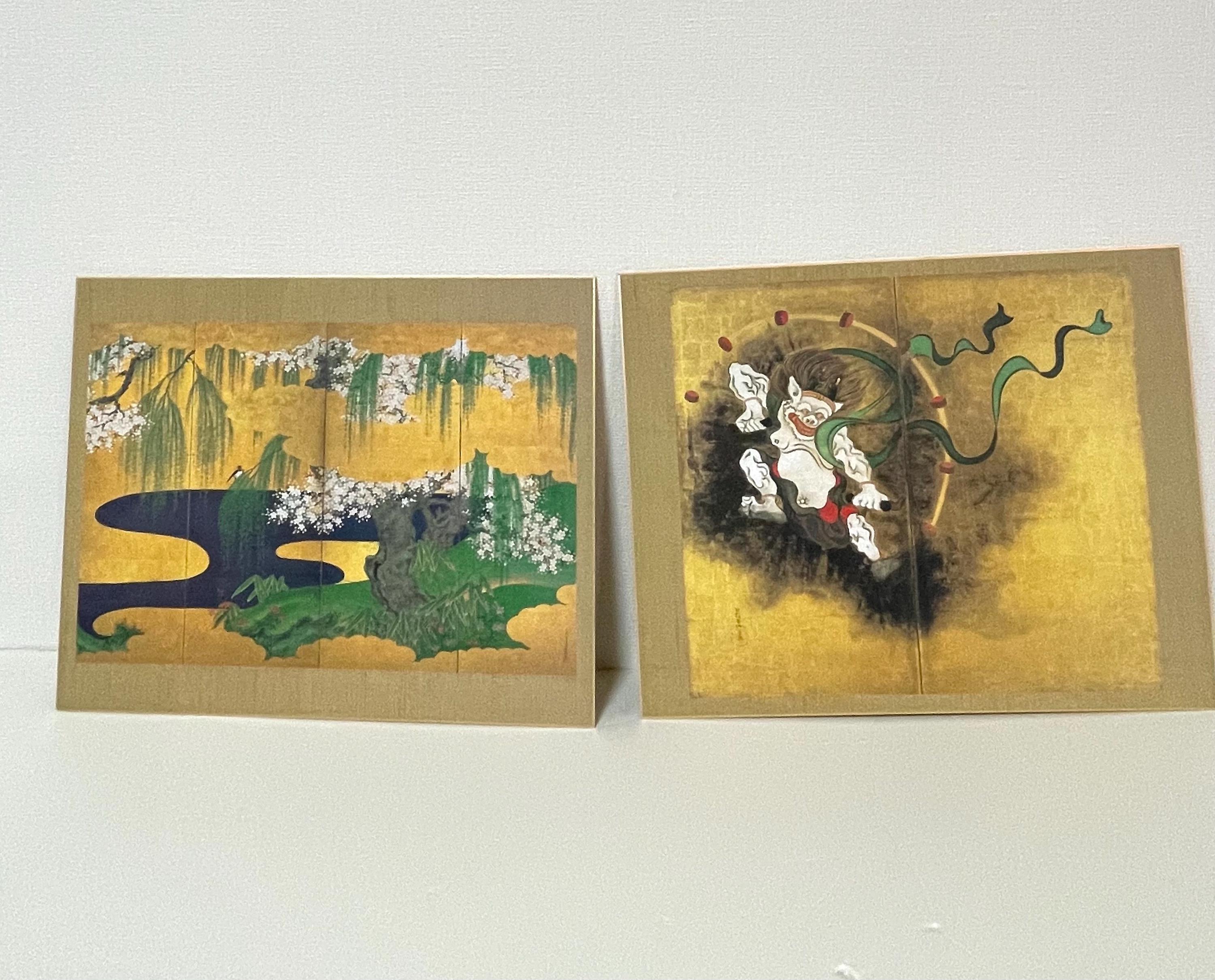 ［希少］フランクリン画廊　色紙で愉しむ日本の絵画 ヴィンテージ日本美術色紙12枚セット - フランクリンギャラリー