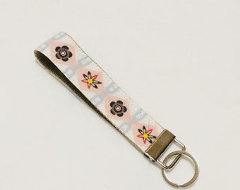 Schlüsselanhänger, Stoff Schlüsselanhänger, Stoff Schlüsselanhänger mit Japanischem Muster