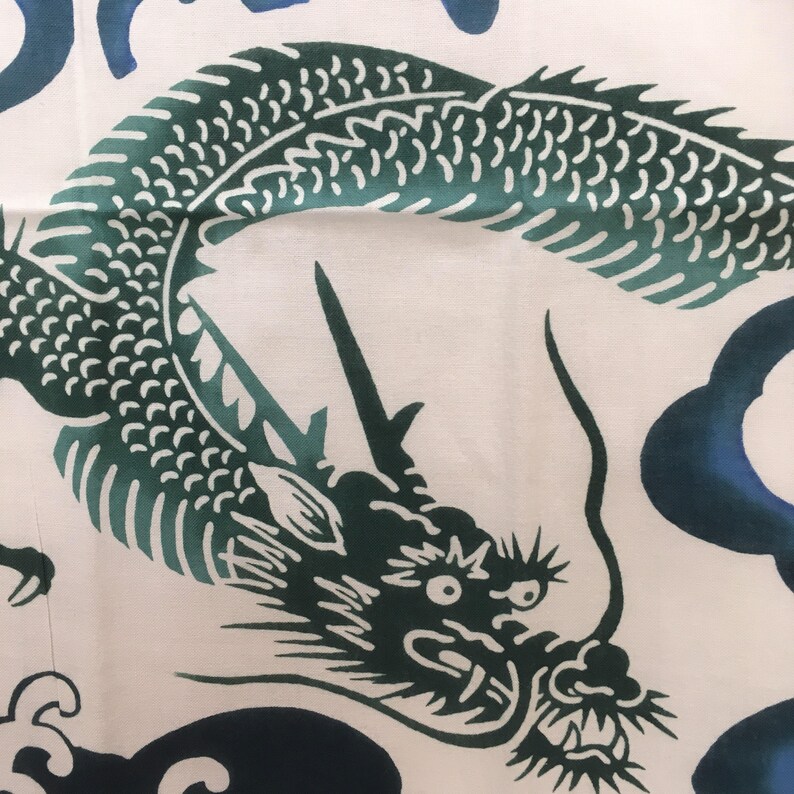 tapestry Free shipping, art wrapping cloth Tenugui cotton fabric Japanese fabric blue dragon fabric