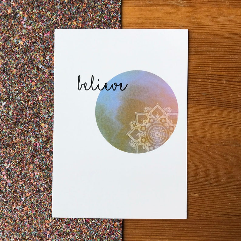 Zen Set-Grafik-Postkarte. Zen-Karte. Achtsamkeit Samität | Etsy