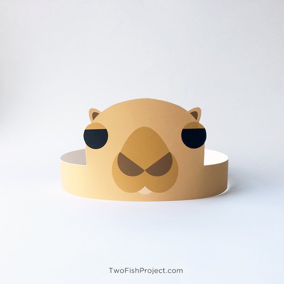 Camel Paper Crown Kids Costume Christmas Nativity Printable Etsy