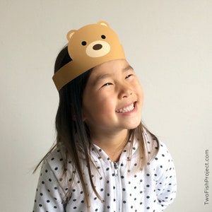 Print and Color Birthday Party Craft for Kids/toddlers, Paper Hat ...