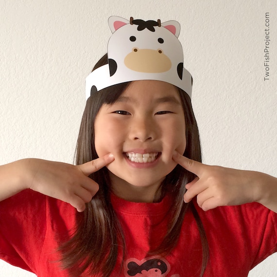 Cow Mask on Headband Cow Mask on Headband