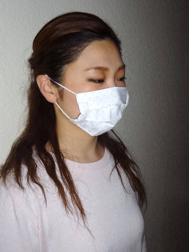 ADULT SMALL Face Mask Made in USA 3 Layers 100 Cotton Etsy