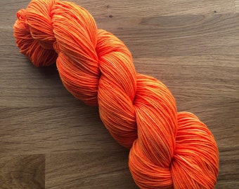 Orange Soda - Hand Dyed Yarn [READY TO SHIP]
