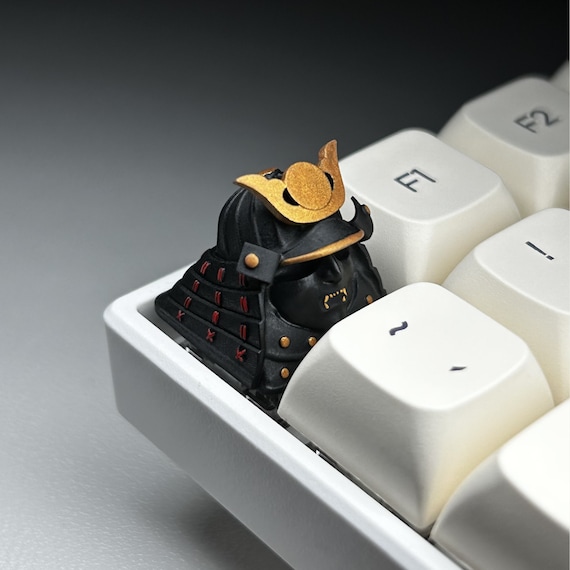 Samurai Helmet Artisan Keycap for MX Style Mechanical Keyboard
