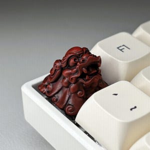 Chinese Guardian Lion Artisan Keycap for MX Style Mechanical Keyboard Switches