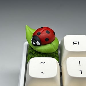 Ladybug Artisan Keycap do przełączników mechanicznych klawiatur MX Style
