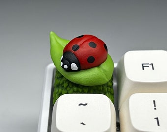 Ladybug Artisan Keycap voor mechanische toetsenbordschakelaars in MX-stijl