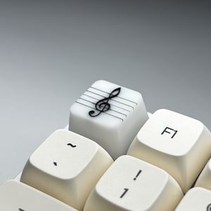 Treble Clef Music Artisan Keycap for MX Style Mechanical Keyboard Switches