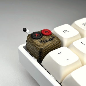 Voodoo Doll Artisan Keycap for MX Style Mechanical Keyboard Switches