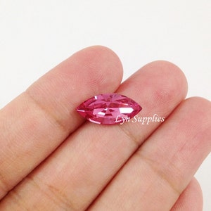 8pcs 4228 ROSE 10x5mm Swarovski Crystal XILION Navette Foiled Back image 2