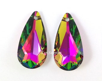 6100 VITRAIL MEDIUM 24 x 12 mm 2 stuks druppelvormige Swarovski-kristallen
