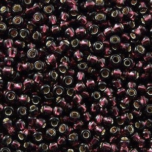 TOHO Round Seed Beads 8/0 AMETHYST 20grams Purple Rocailles #26C