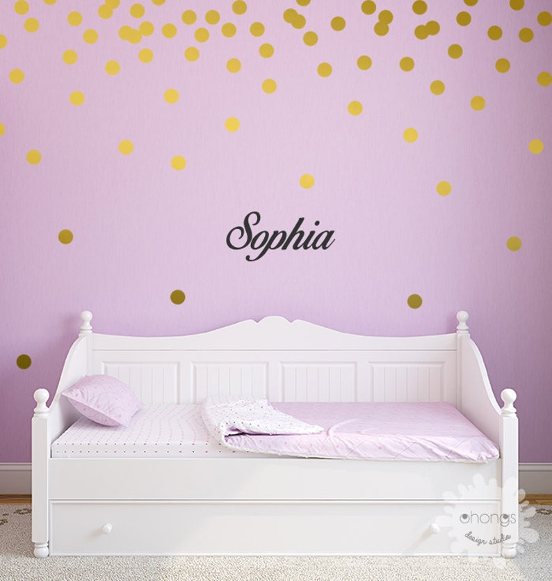 Custom Name Wall Decal / Childrens Name Decal / Personalized Etsy