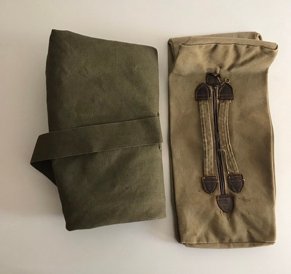 vintage military duffle bag