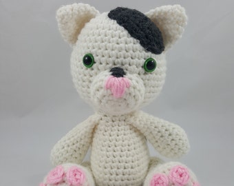 Kitty Cat Crochet Amigurumi PATTERN ONLY. Stuffed Animal / Plush / Stuffie / Plushie / Doll. USA Created.