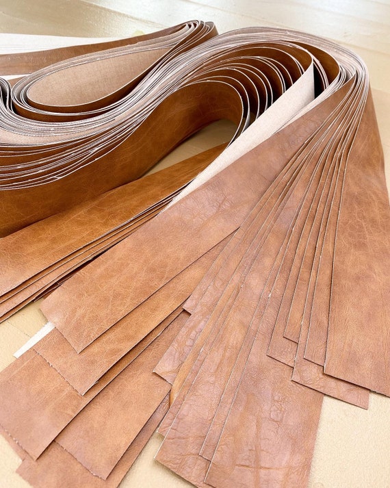 Precut Faux Leather Strips. Etsy