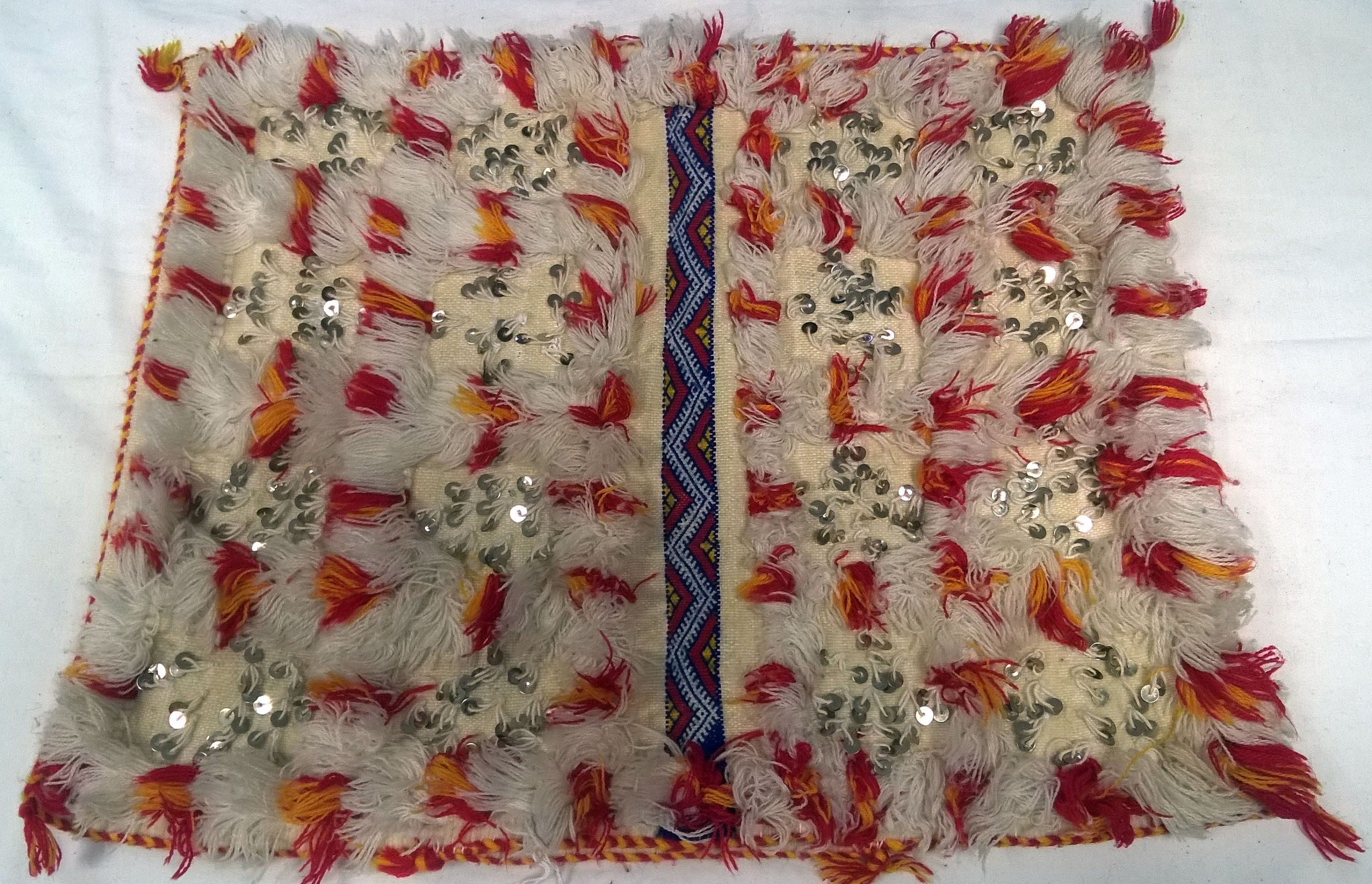 Coussin Marocain 221 | Vintage Pillow, Kelim Moroccan Cushion, Berber Embroidered Morrocan Kilim Pil