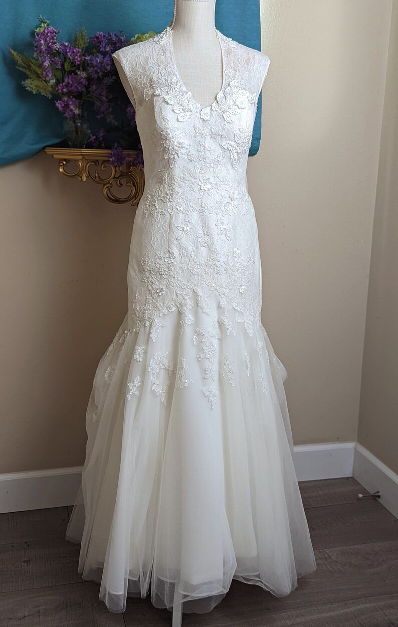 Vintage Melissa Sweet Mermaid Style Y2K Wedding Dress - Etsy