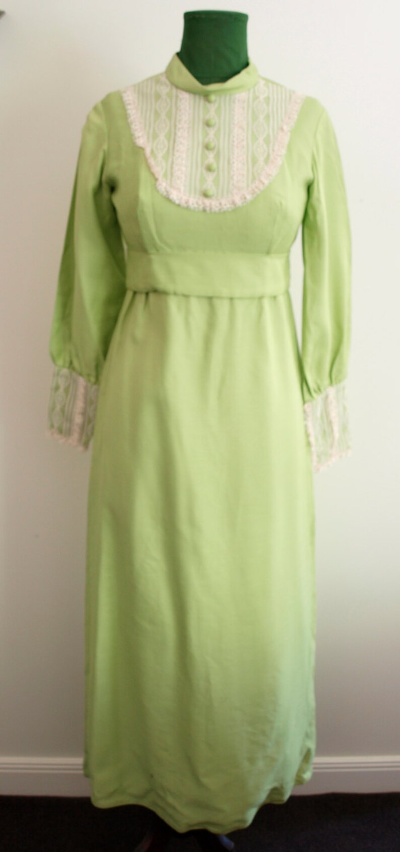 light green maxi dress