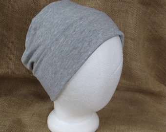 Heather Gray Bamboo Chemo Hat: Soft Cancer Beanie