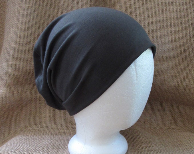 Pine Green Bamboo Beanie - Unisex Chemo Hat and Comfy Cancer Headwear