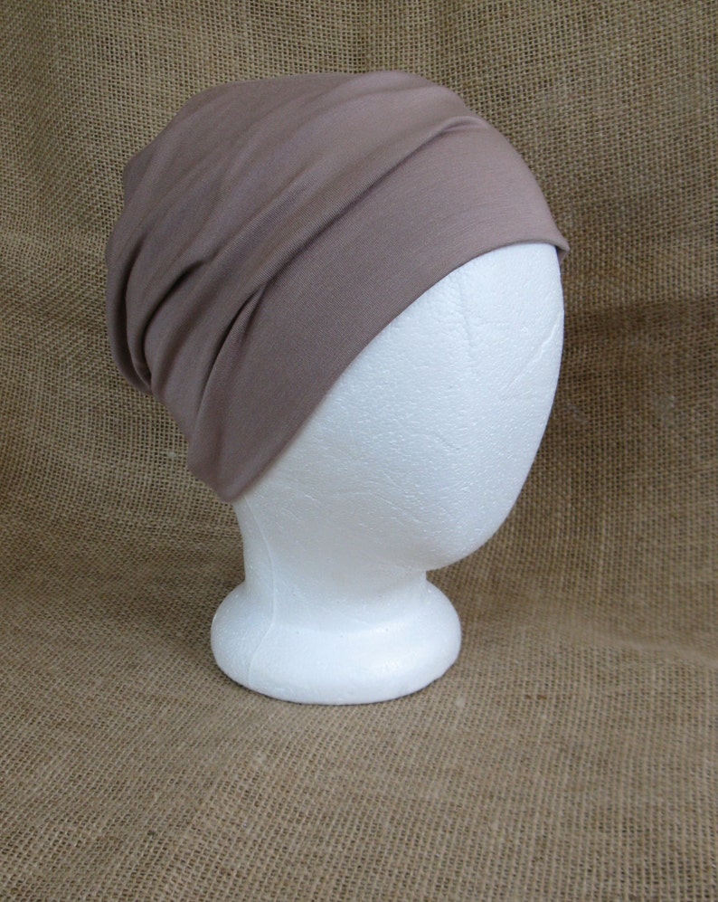 Bamboo Summer Toffee Chemo Cap - Chemo Hat Unisex Cancer Headwear and Slouch Beanie 