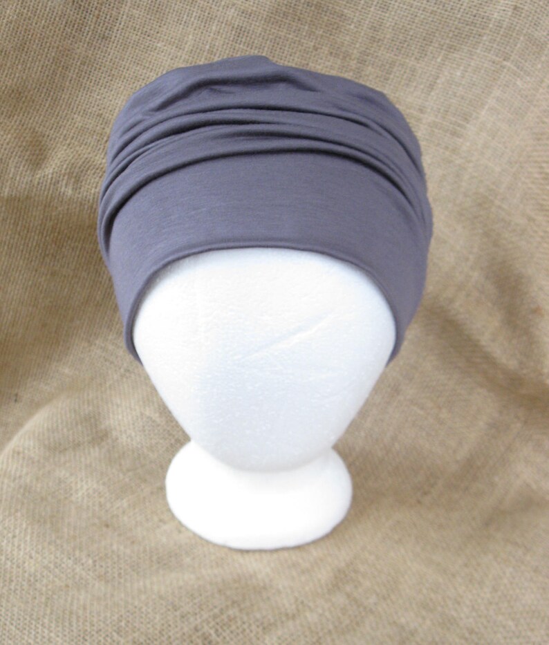 Bamboo Chemo Hat Charcoal Gray Chemo Headwear for Men or Etsy