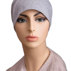 Bamboo Chemo Cap Headwear for Men or Women Soft Pastel Sage image 7