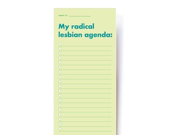 Radical Lesbian - Magnetic Notepad