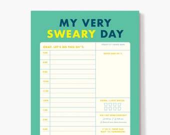 Very Sweary Daily Planner Notepad