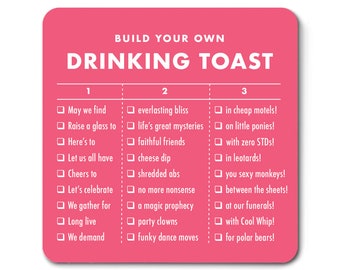 Drinking Toasts - Fridge Magnet