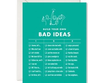 Bad Ideas Card
