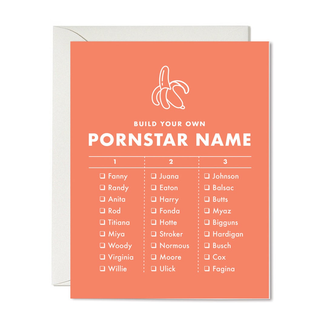 Whats my pornstar name