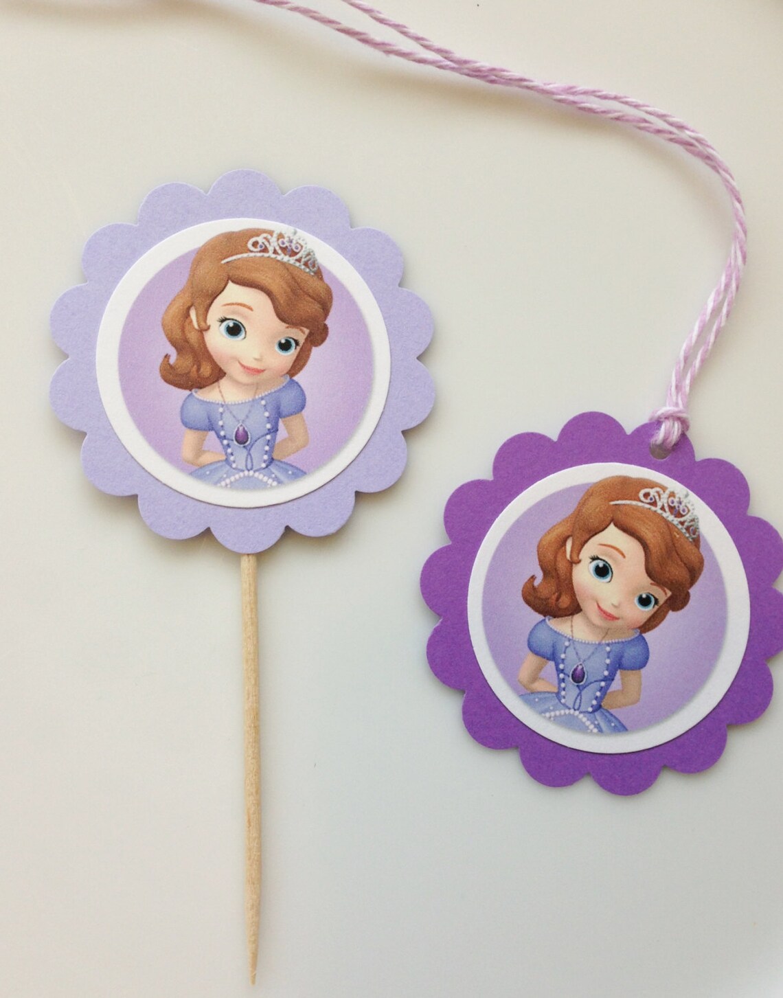 Sofia The First Cupcake Picks