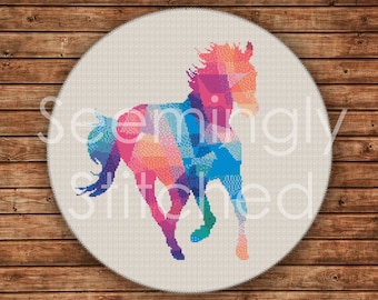 Counted Cross Stitch Pattern - Horse - Digital Download PDF