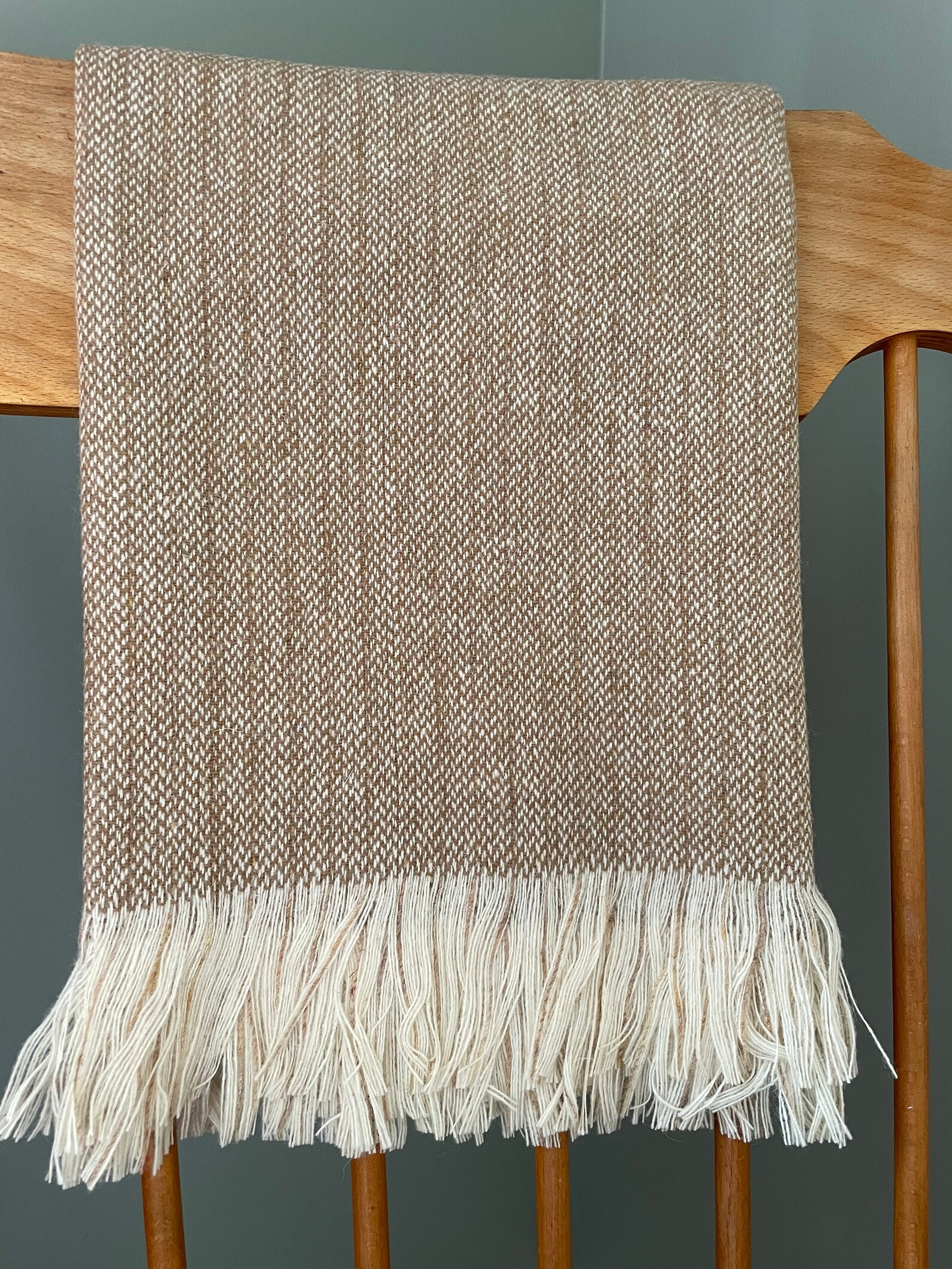 Harris Tweed Shawls Blanket scarves striped scarf neutral Etsy