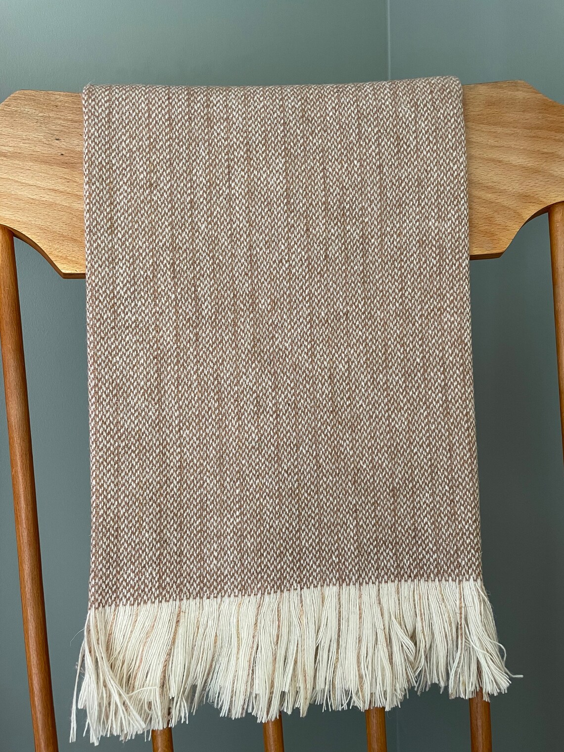 Harris Tweed Shawls Blanket scarves striped scarf neutral Etsy