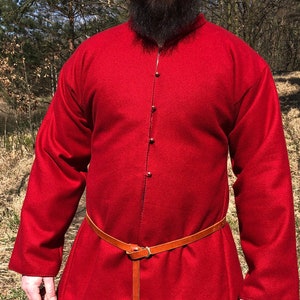 Viking coat with lining, Birka pattern, historical reenactment, cosplay