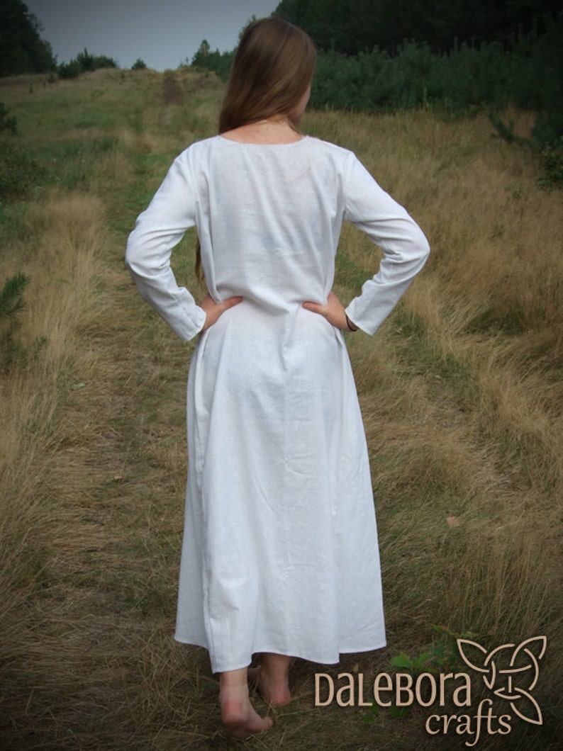 Medieval Underwear for Women Linen Dress Costume Etsy